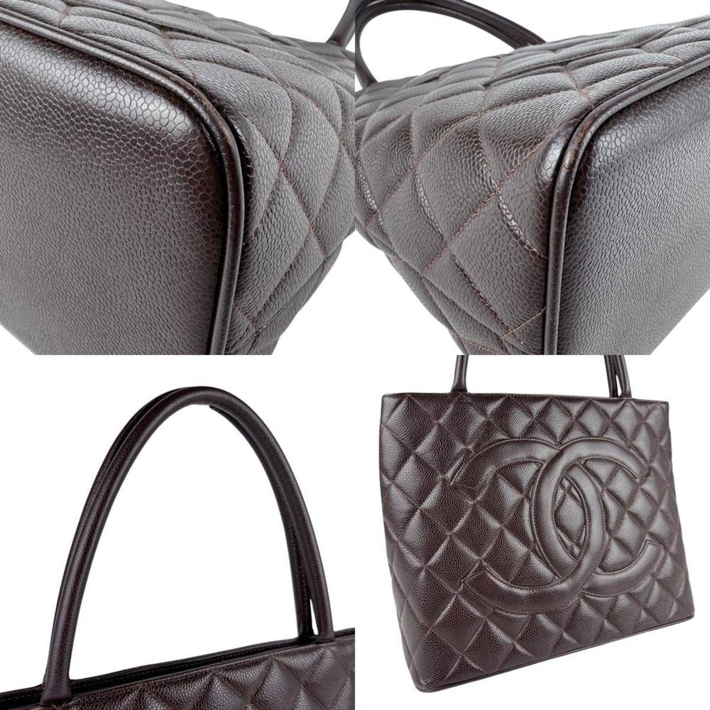 CHANEL Brown Caviar Leather Reissue Shoulder Bag - Picture 4 of 5